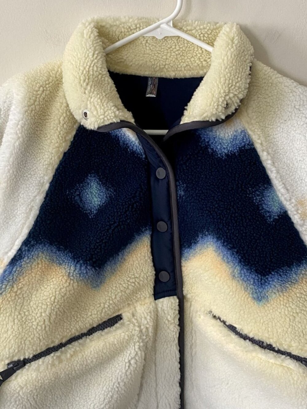 Free People Movement Hit The Slopes Printed Fleece Jacket NWOT - Picture 7 of 9